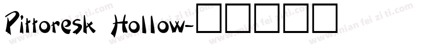 Pittoresk Hollow字体转换